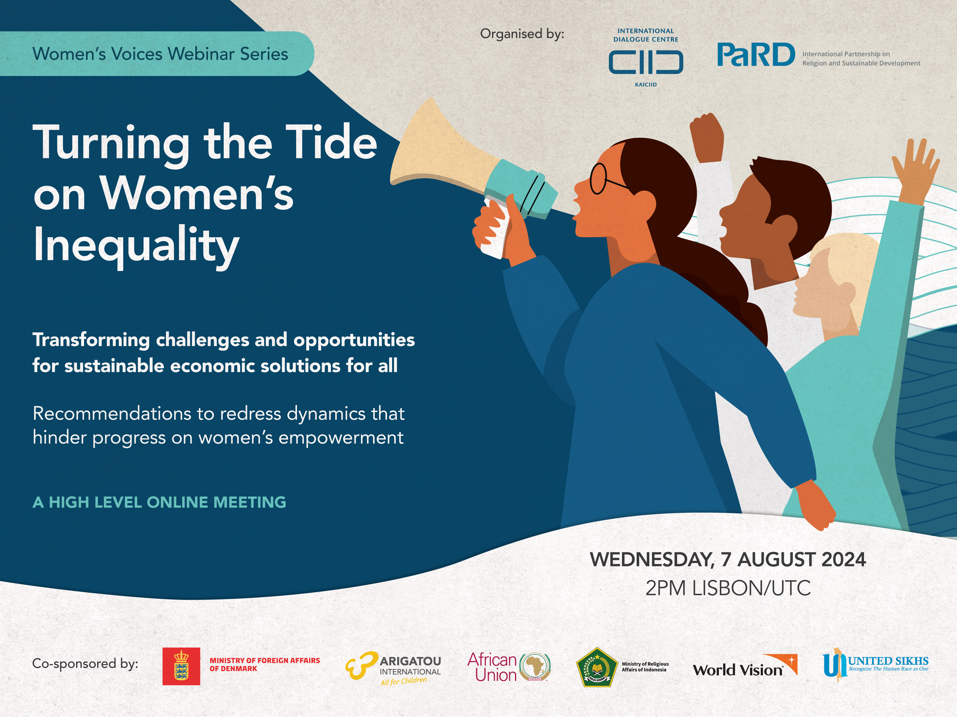 Turning the Tide on Women's Inequality  A High-Level Online Meeting