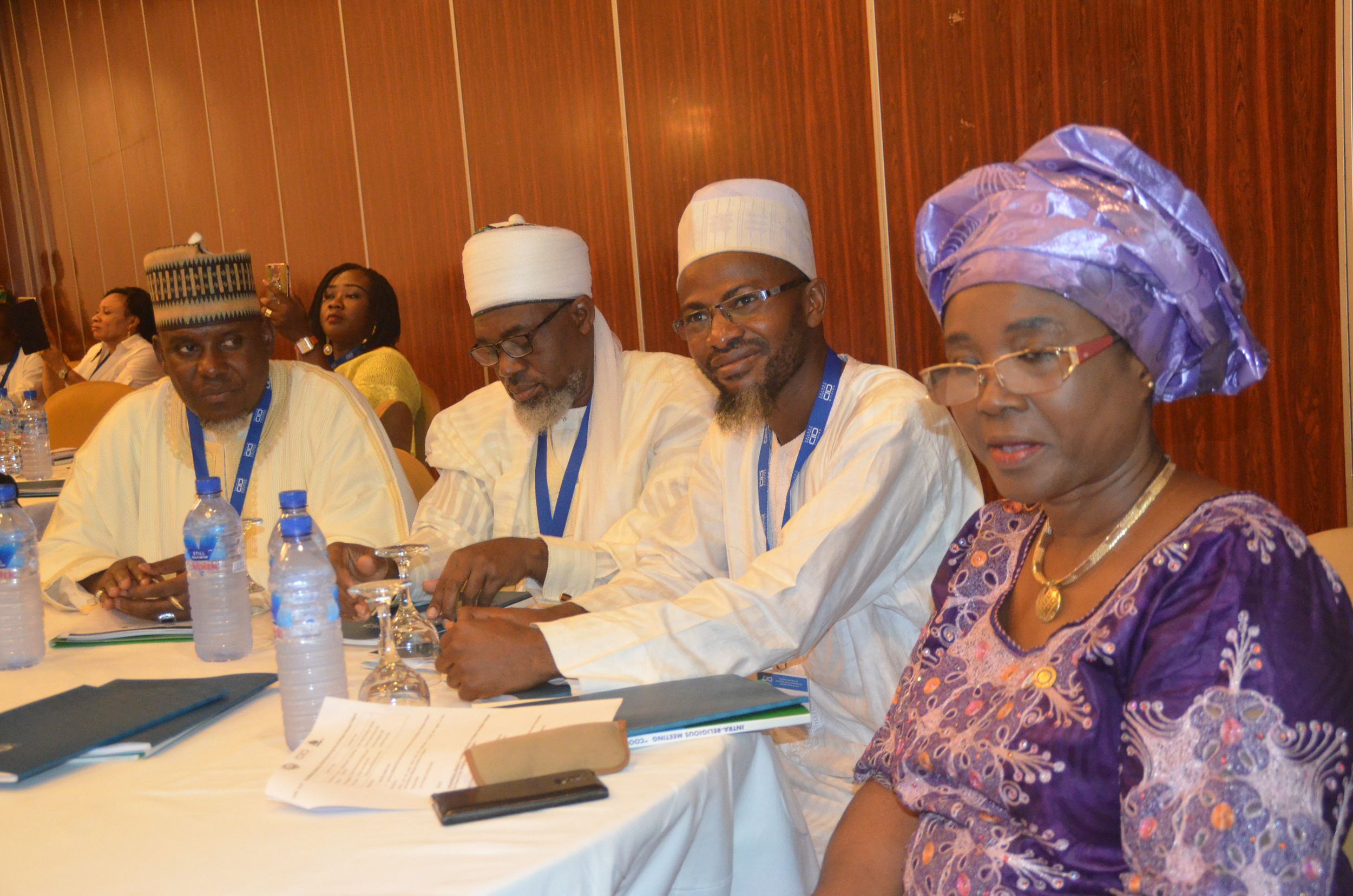 L-R Dr. Khalid Abubakar Aliyu, Sheikh AbdurRahman Ahmad, Engr. Muhammad Jameel Muhammad, Prof. Viola Onwuliri