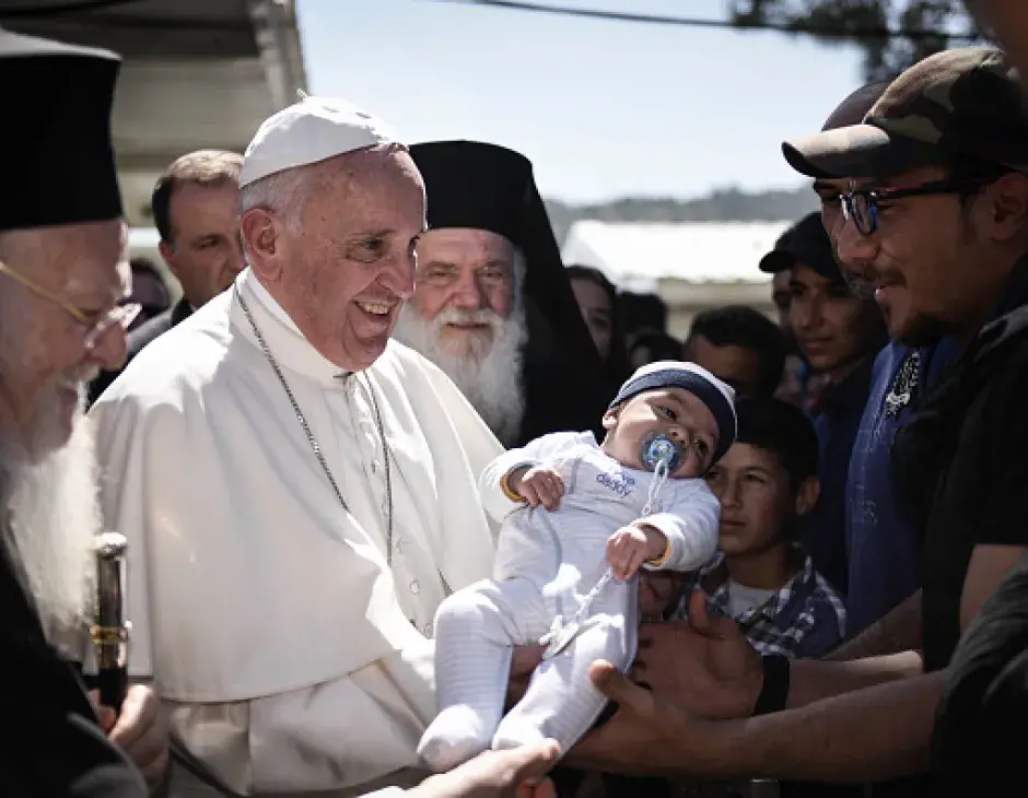 Pope Francis in Lesbos