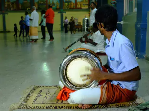 Musicians Perform During the Ceremony