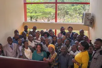 Group Photo with the Students of the University of Bangui